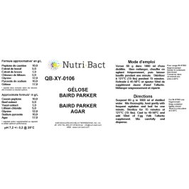 Photo : Baird Parker Agar Base